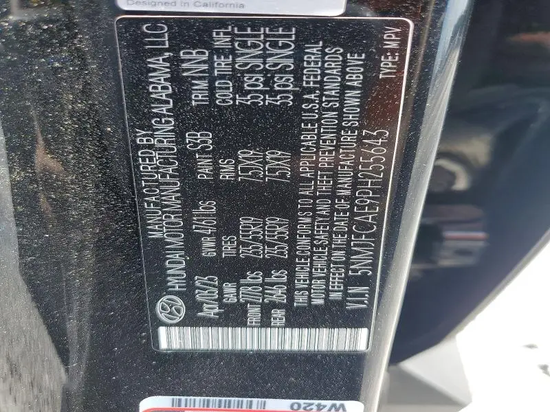 2023 HYUNDAI TUCSON SEL  