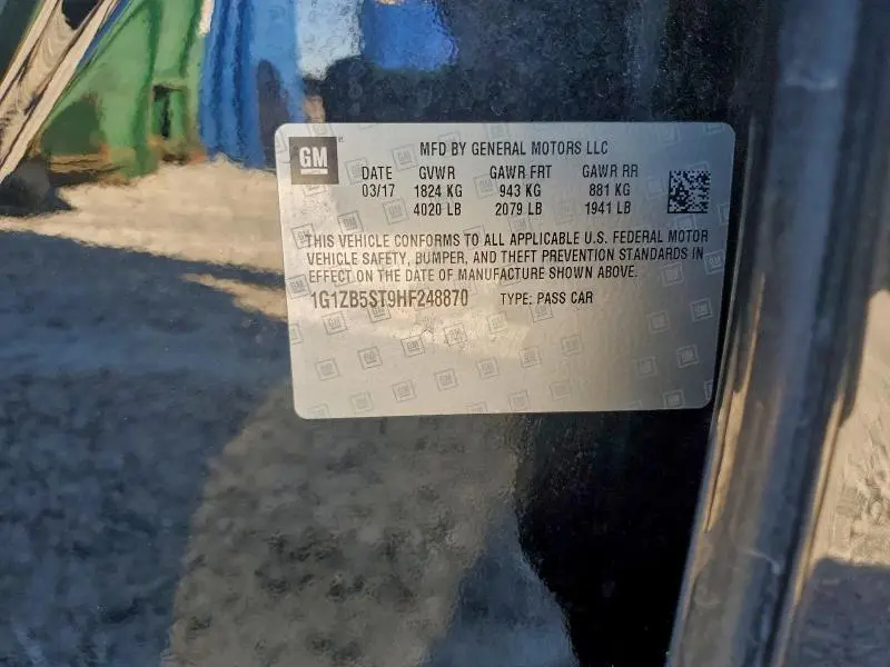 2017 CHEVROLET MALIBU LS  