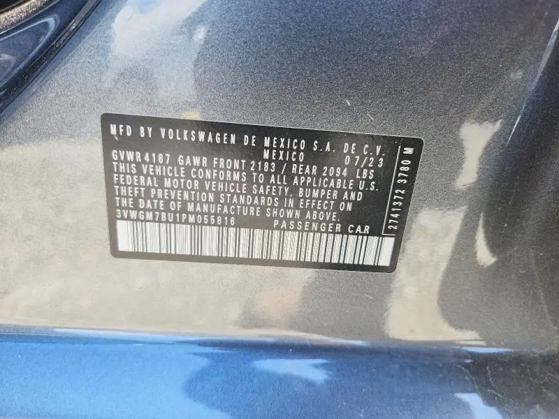 2023 VOLKSWAGEN JETTA SEL  