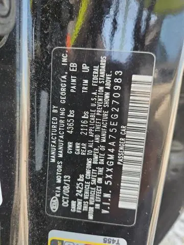 2014 KIA OPTIMA LX  