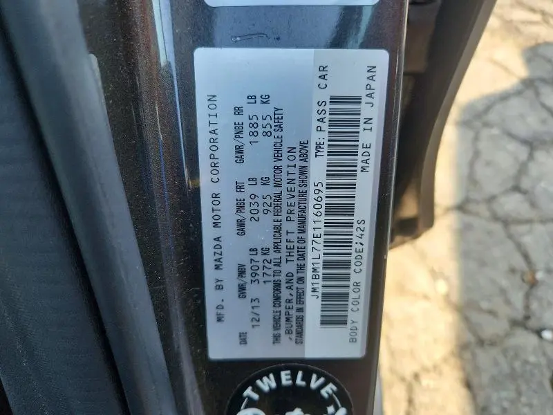 2014 MAZDA 3 TOURING  