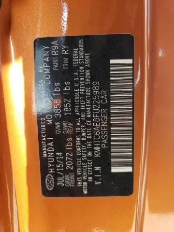 2015 HYUNDAI VELOSTER TURBO  