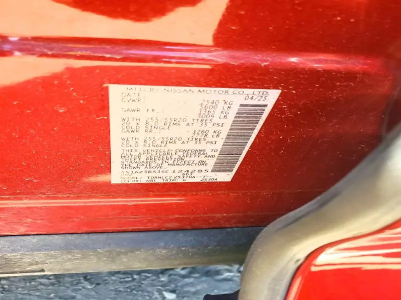2025 NISSAN MURANO SV  