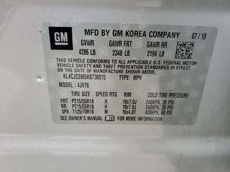 2019 BUICK ENCORE ESSENCE  