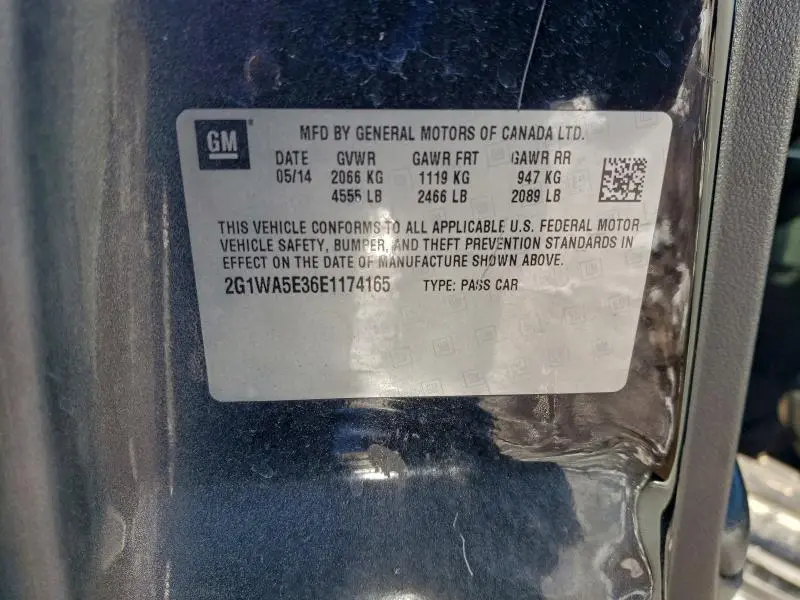 2014 CHEVROLET IMPALA LIMITED LS  