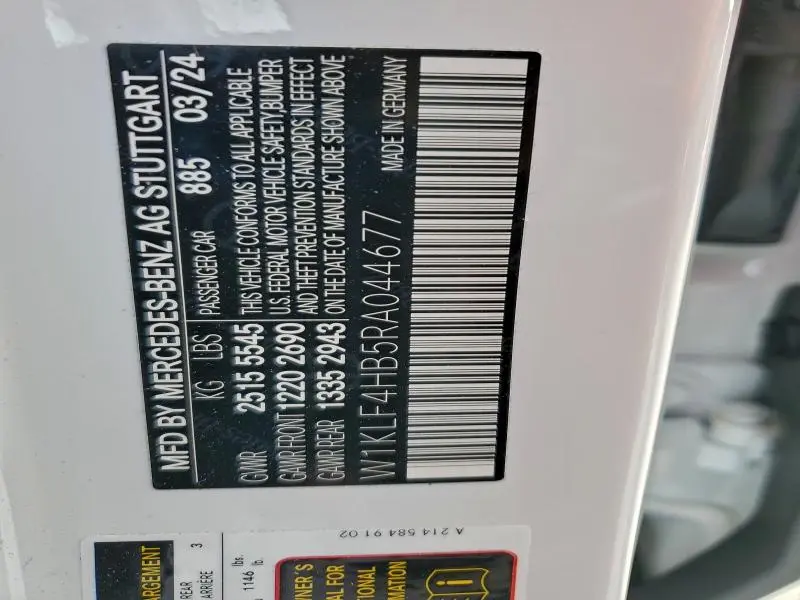 2024 MERCEDES-BENZ E 350 4MATIC  