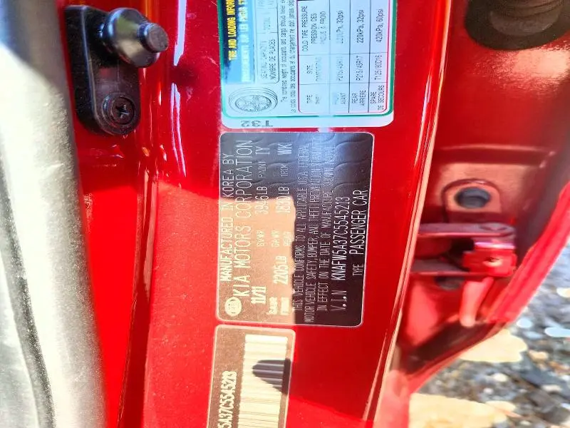 2012 KIA FORTE SX  