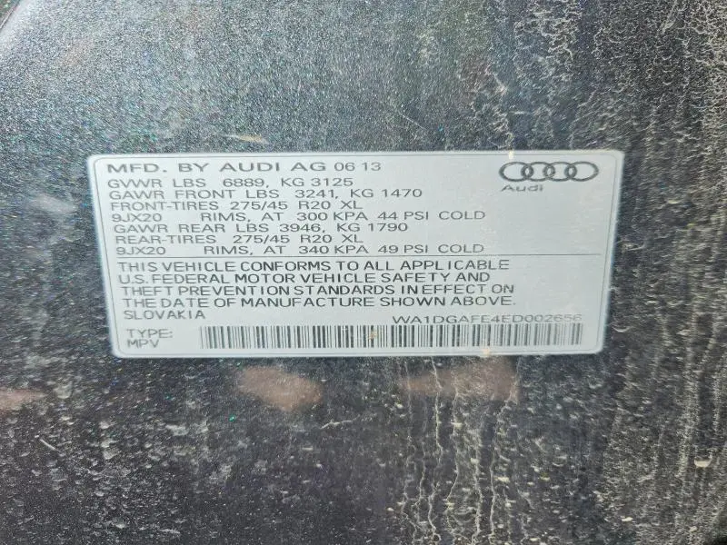 2014 AUDI Q7 PRESTIGE  