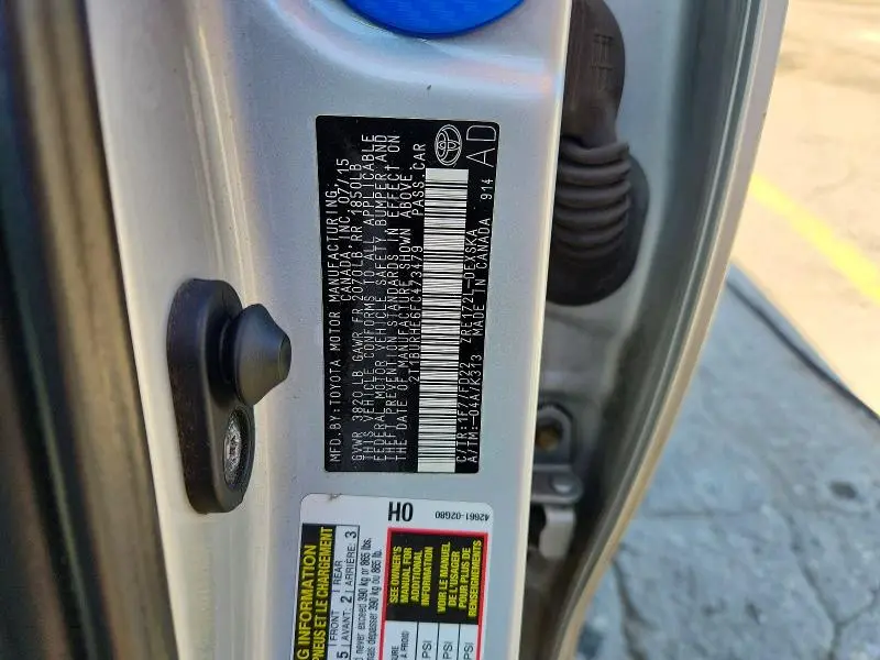 2015 TOYOTA COROLLA S PLUS  