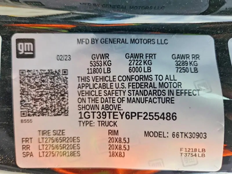2023 GMC SIERRA K3500 SLE  