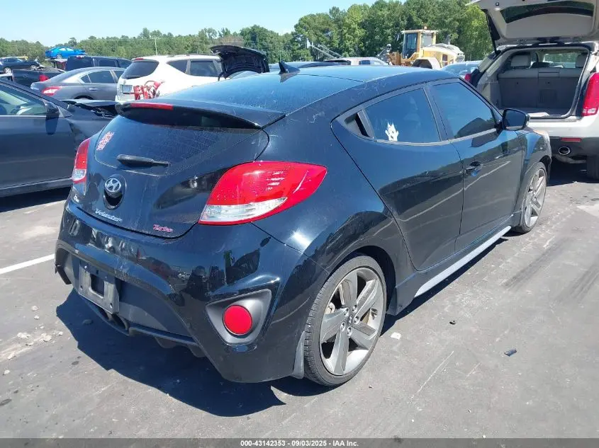 2013 HYUNDAI VELOSTER TURBO W/BLACK