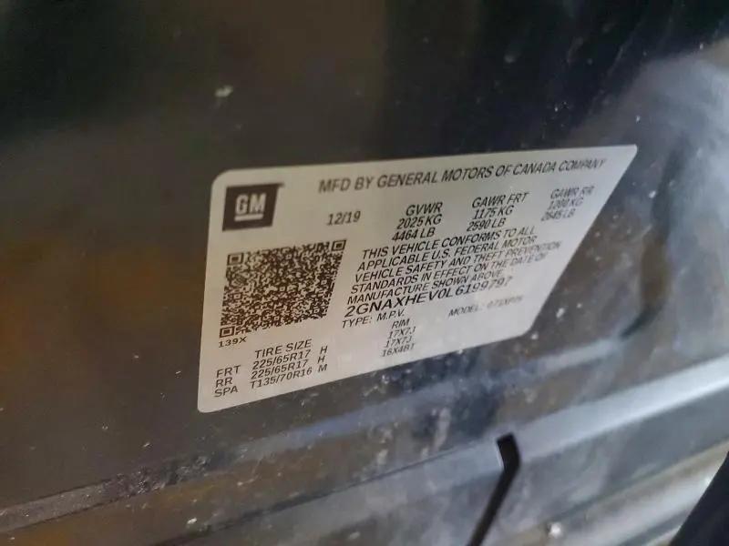 2020 CHEVROLET EQUINOX LS  