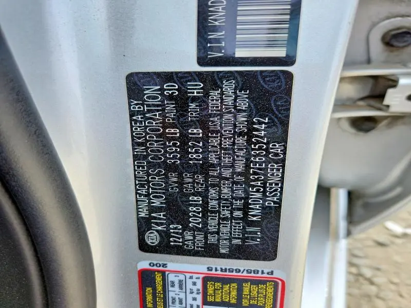 2014 KIA RIO LX  
