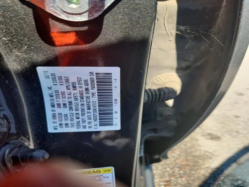 2013 HONDA ACCORD LX  