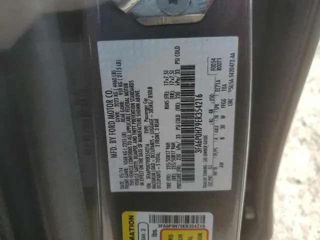 2014 FORD FUSION SE  