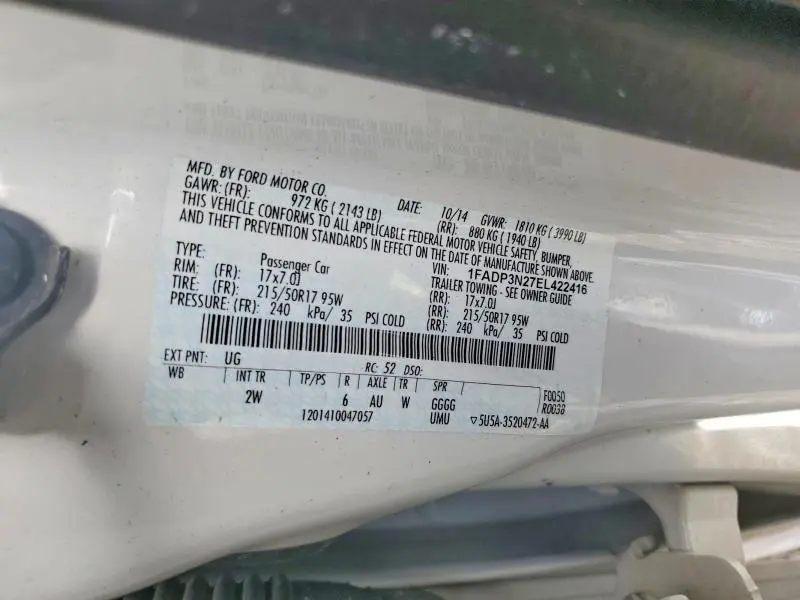 2014 FORD FOCUS TITANIUM  