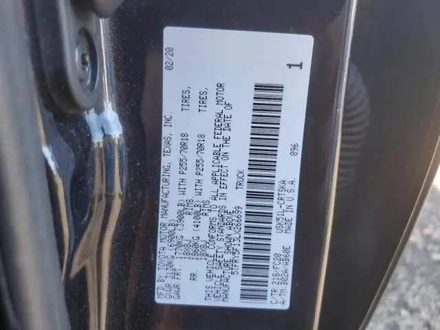 2020 TOYOTA TUNDRA DOUBLE CAB SR  