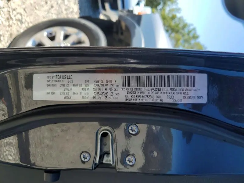 2019 RAM 2500 LARAMIE  