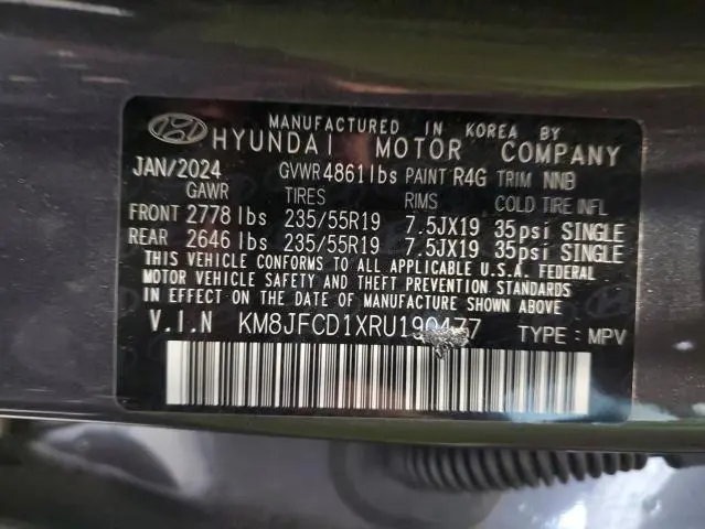 2024 HYUNDAI TUCSON N LINE  