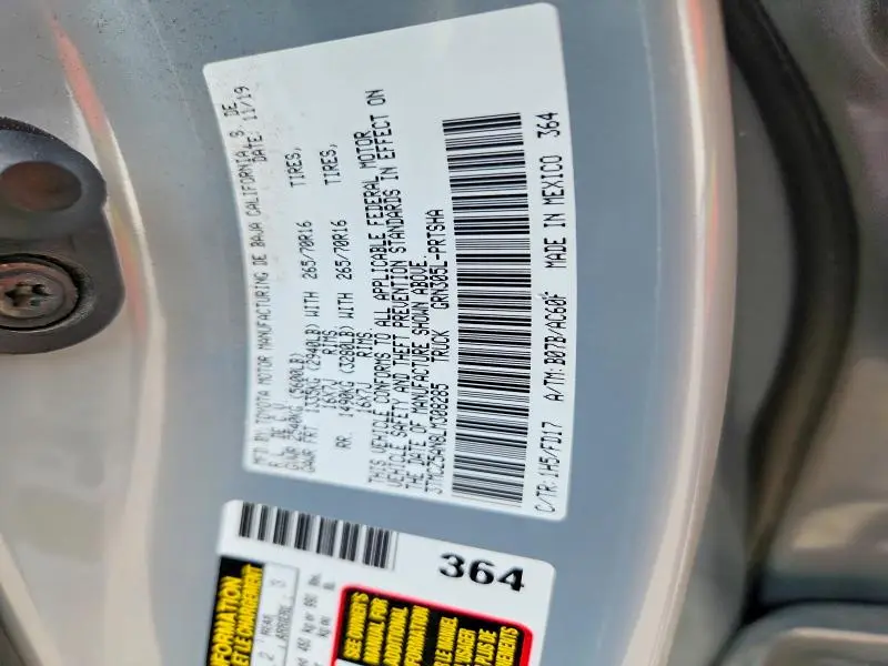 2020 TOYOTA TACOMA DOUBLE CAB  