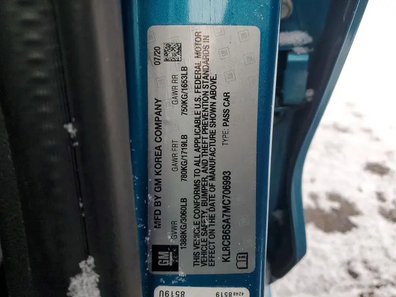 2021 CHEVROLET SPARK LS  