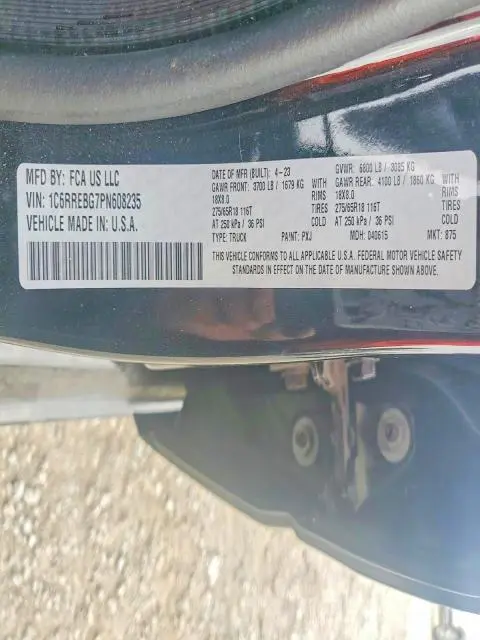 2023 RAM 1500   