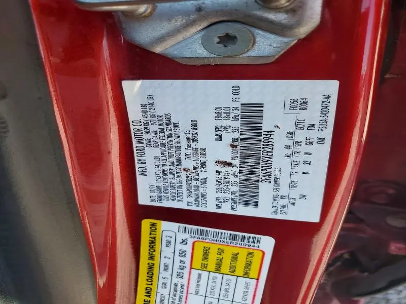 2014 FORD FUSION SE  