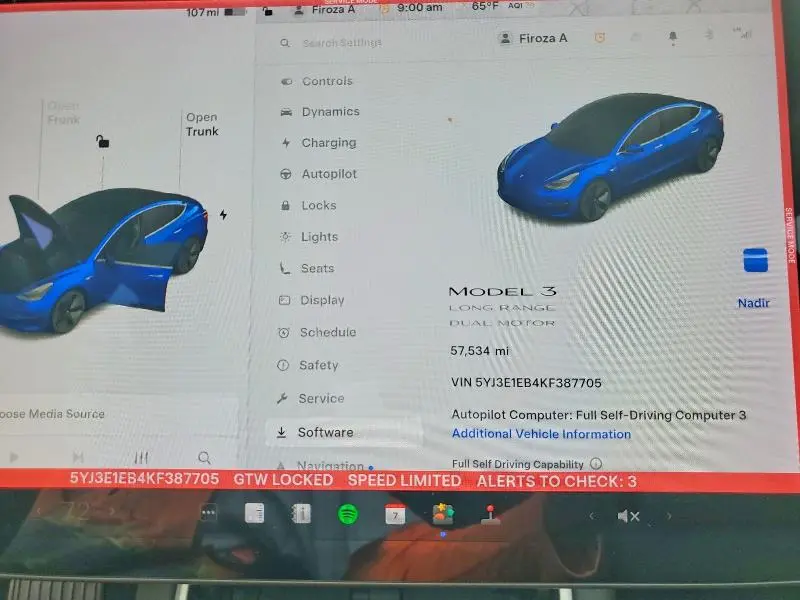 2019 TESLA MODEL 3   
