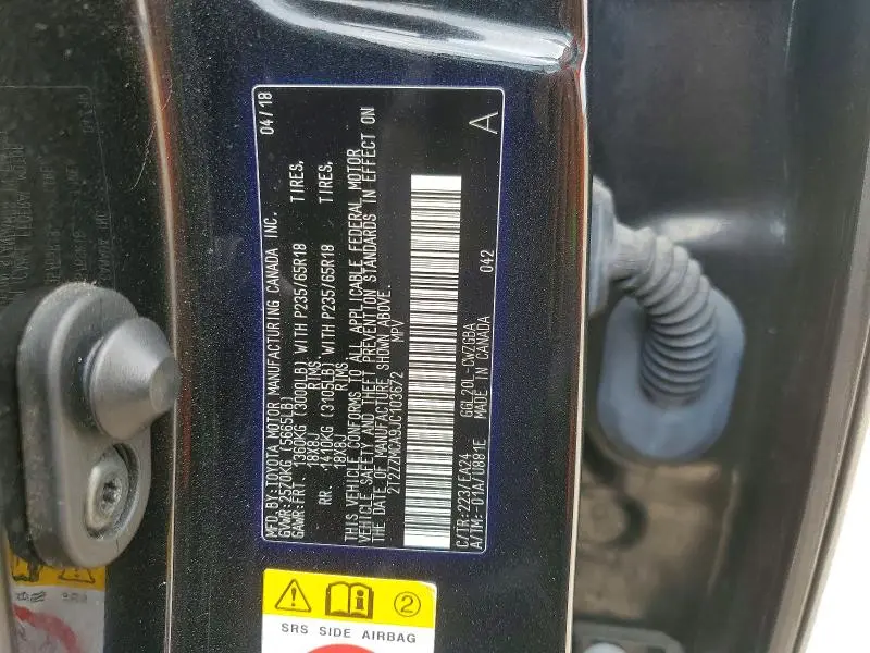 2018 LEXUS RX 350 BASE  