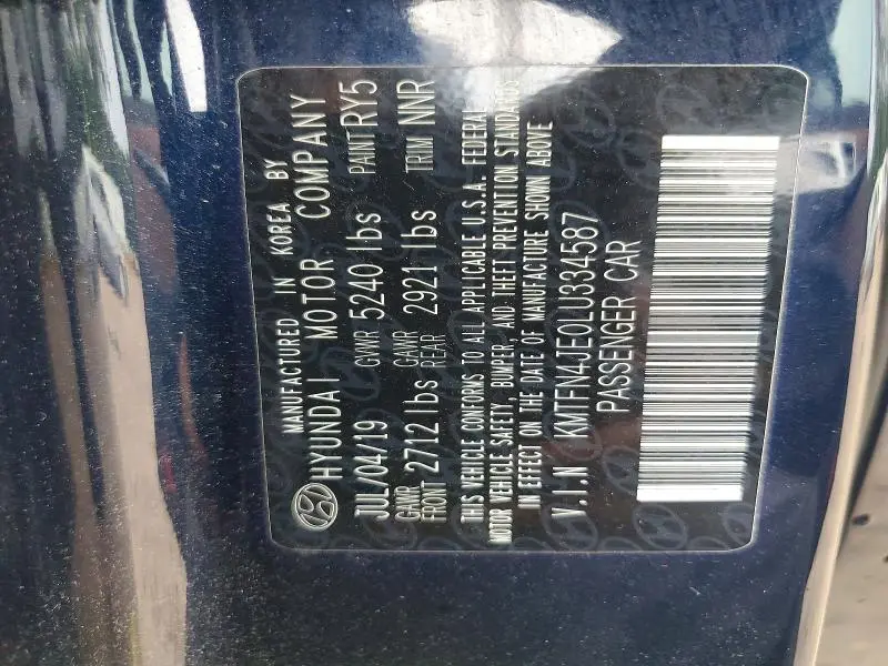 2020 GENESIS G80 3.8  