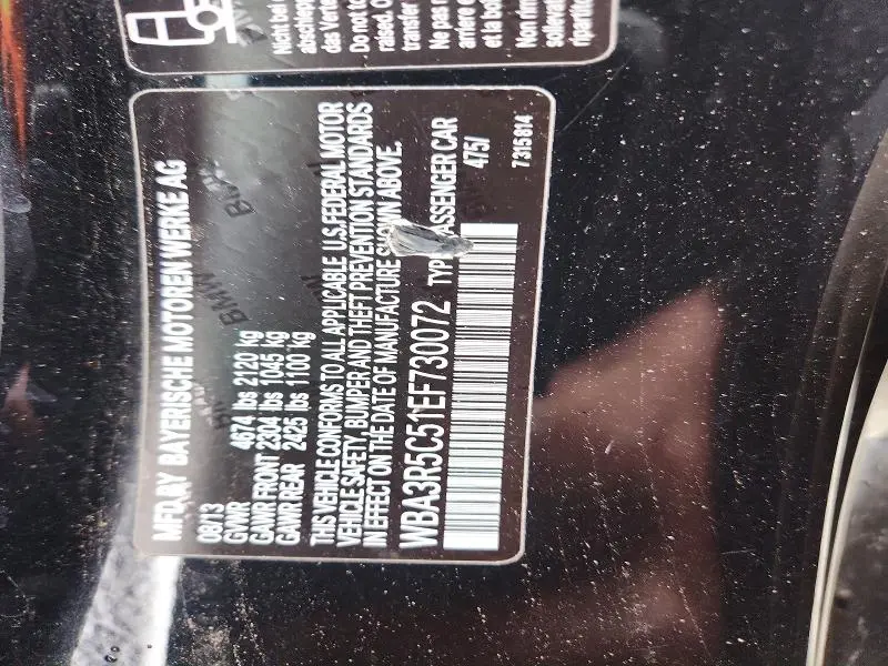 2014 BMW 435 XI  