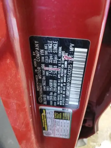 2016 HYUNDAI SANTA FE SE  