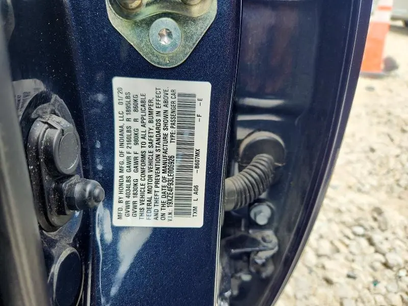 2020 HONDA INSIGHT TOURING  