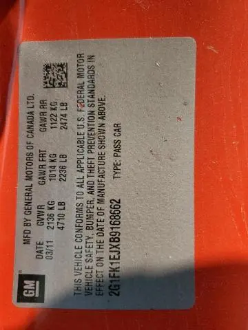 2011 CHEVROLET CAMARO 2SS  