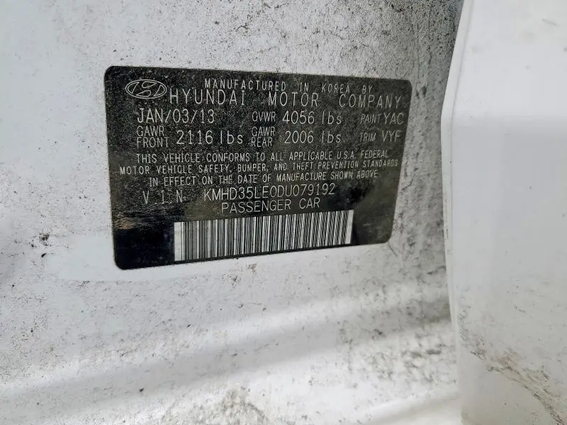 2013 HYUNDAI ELANTRA GT BASE  