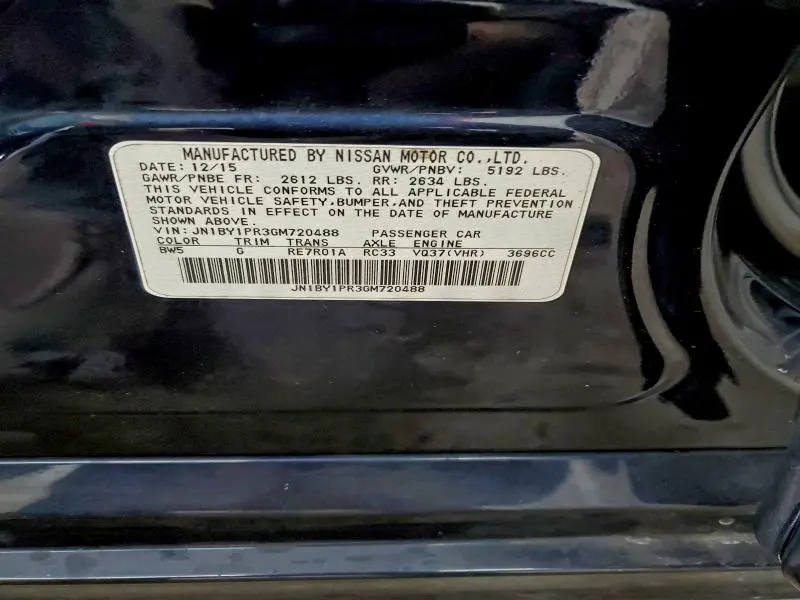 2016 INFINITI Q70L 3.7  