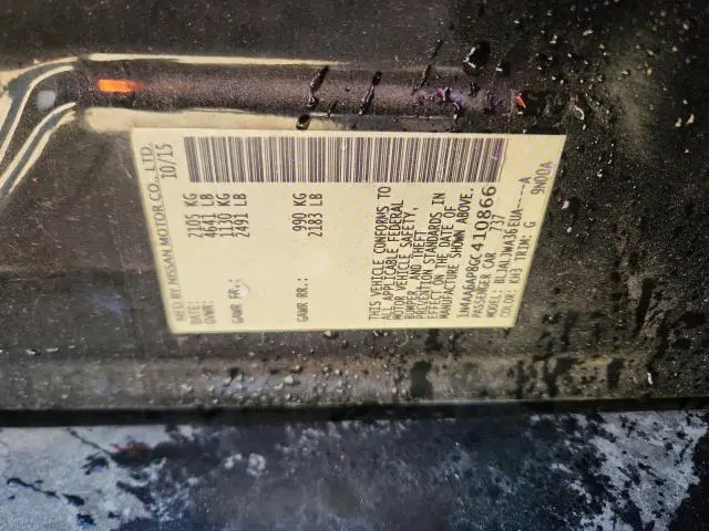 2016 NISSAN MAXIMA 3.5S  