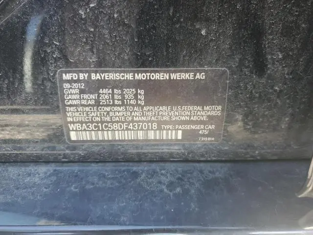 2013 BMW 328 I SULEV