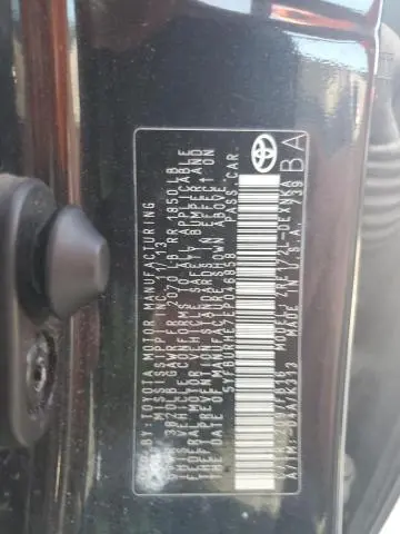 2014 TOYOTA COROLLA L