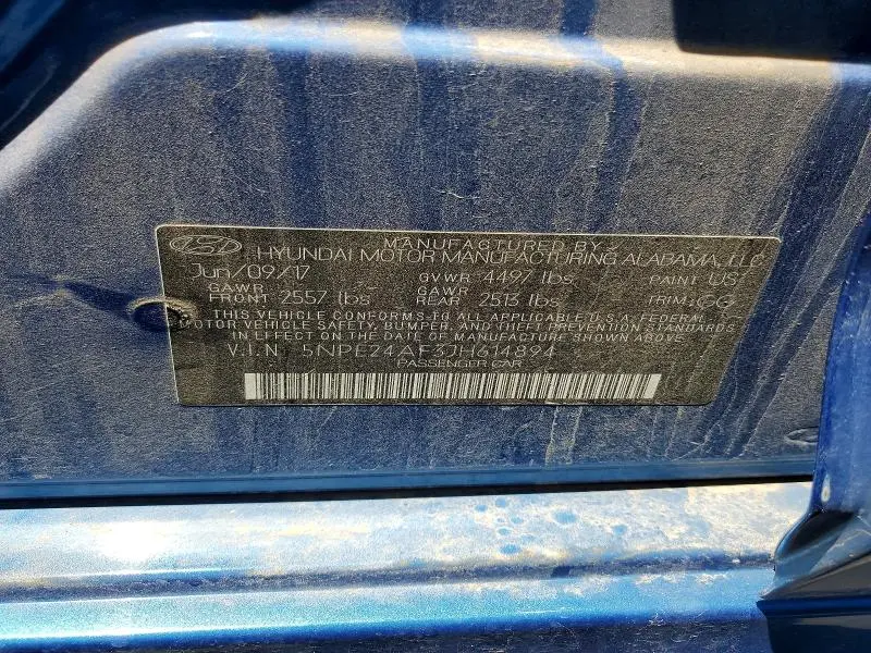 2018 HYUNDAI SONATA SE  