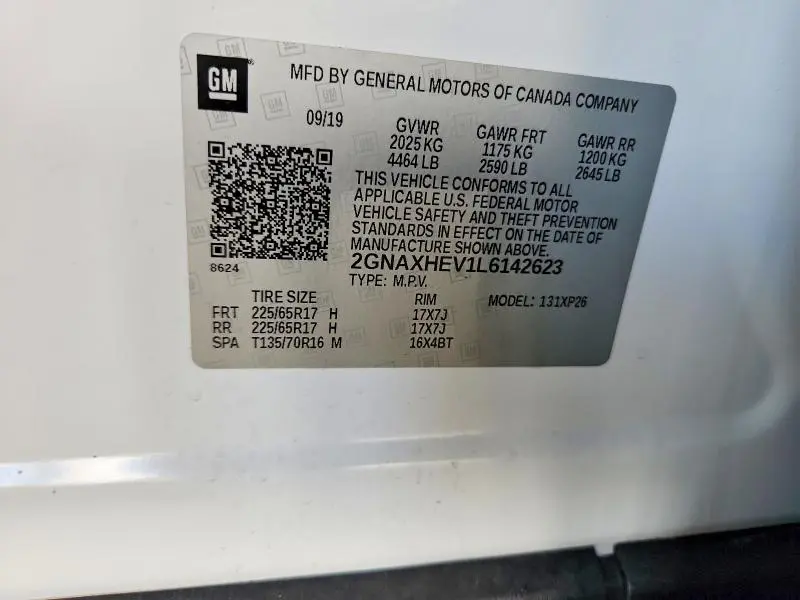 2020 CHEVROLET EQUINOX LS  