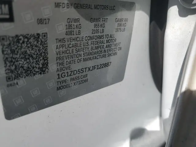 2018 CHEVROLET MALIBU LT  