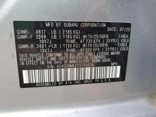 2024 SUBARU CROSSTREK LIMITED  