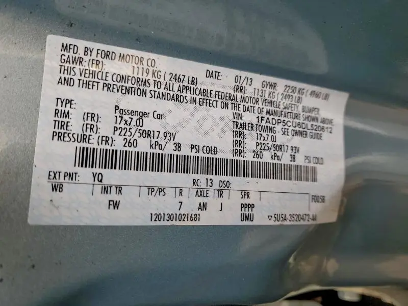 2013 FORD C-MAX PREMIUM  