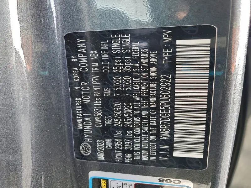 2023 HYUNDAI PALISADE CALLIGRAPHY  