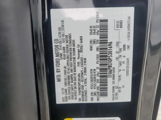 2023 FORD MUSTANG GT  