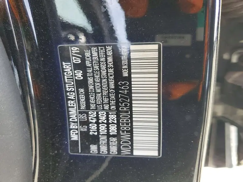 2020 MERCEDES-BENZ C   