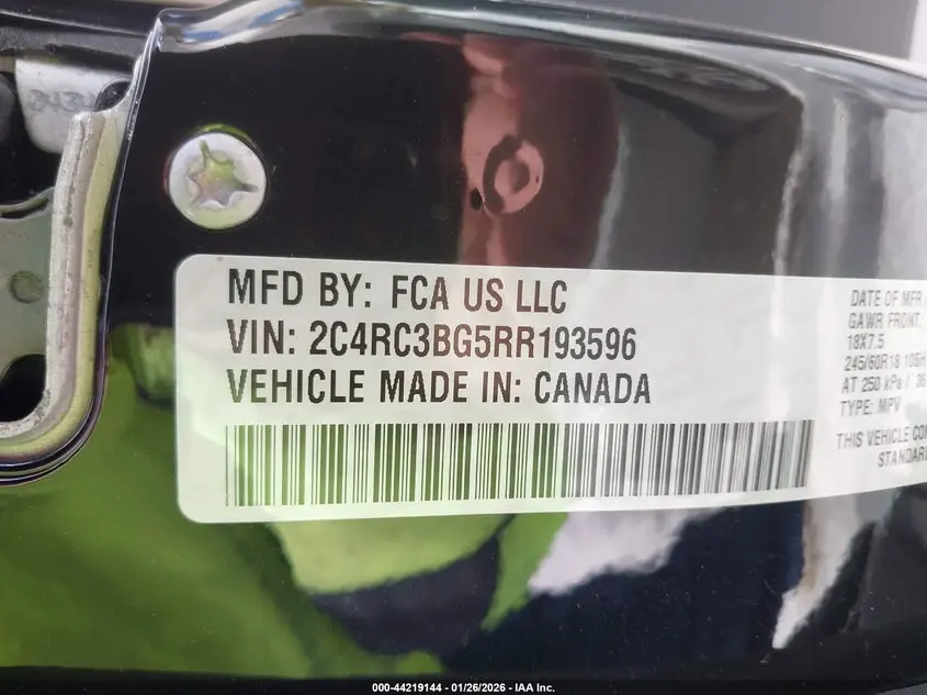 2024 CHRYSLER PACIFICA TOURING L AWD