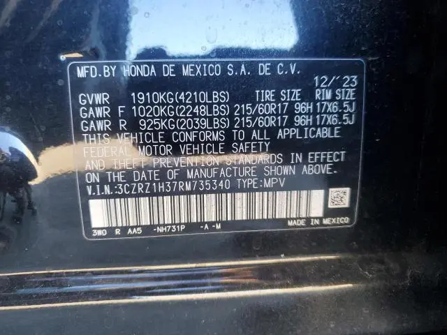2024 HONDA HR-V LX