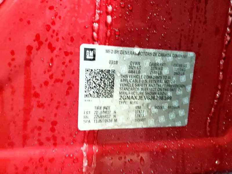 2018 CHEVROLET EQUINOX LT  